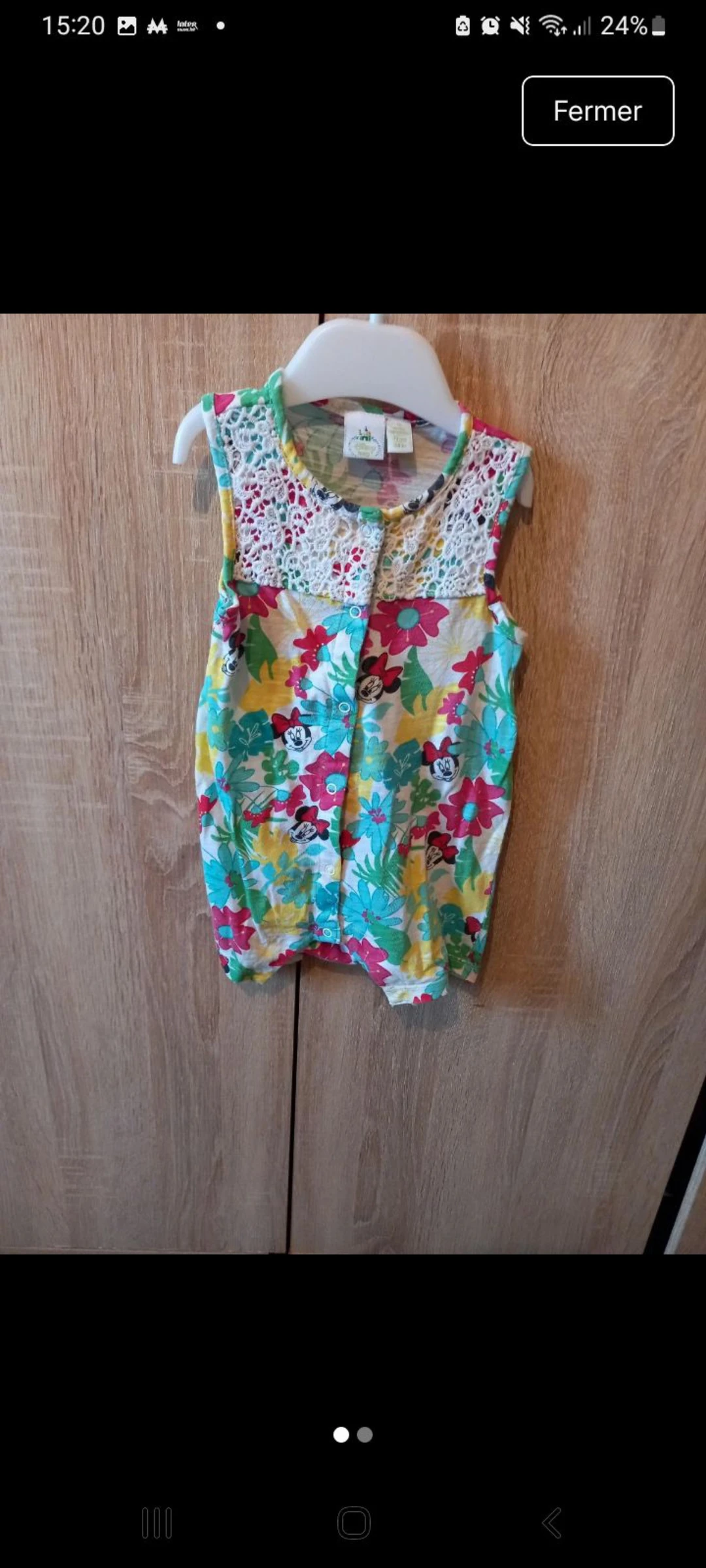 Combishort fille 9 mois (71cm)